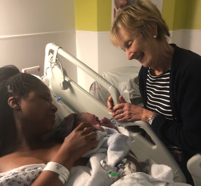 Brumilda, Devine, and Baby Micah